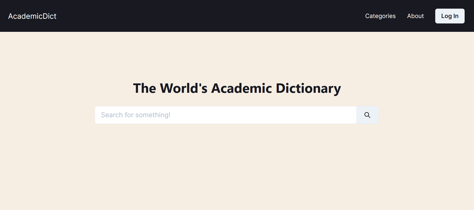 Image of AcademicDict (in progress)