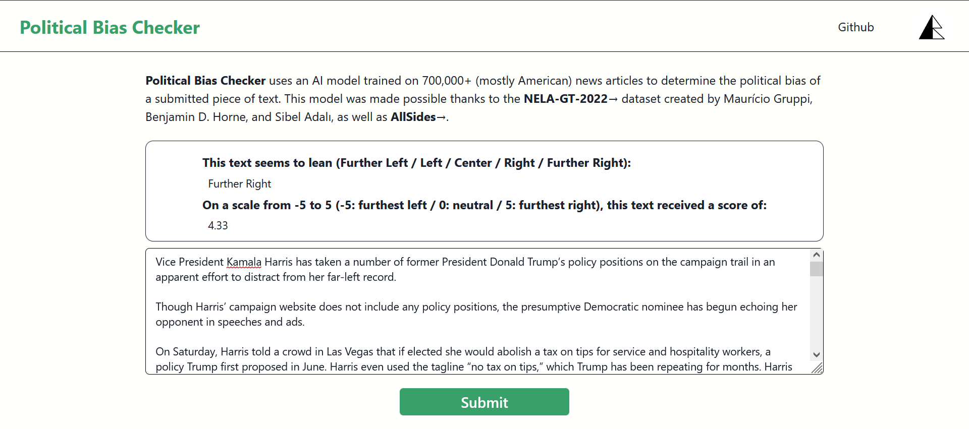 Image of Political Bias Checker