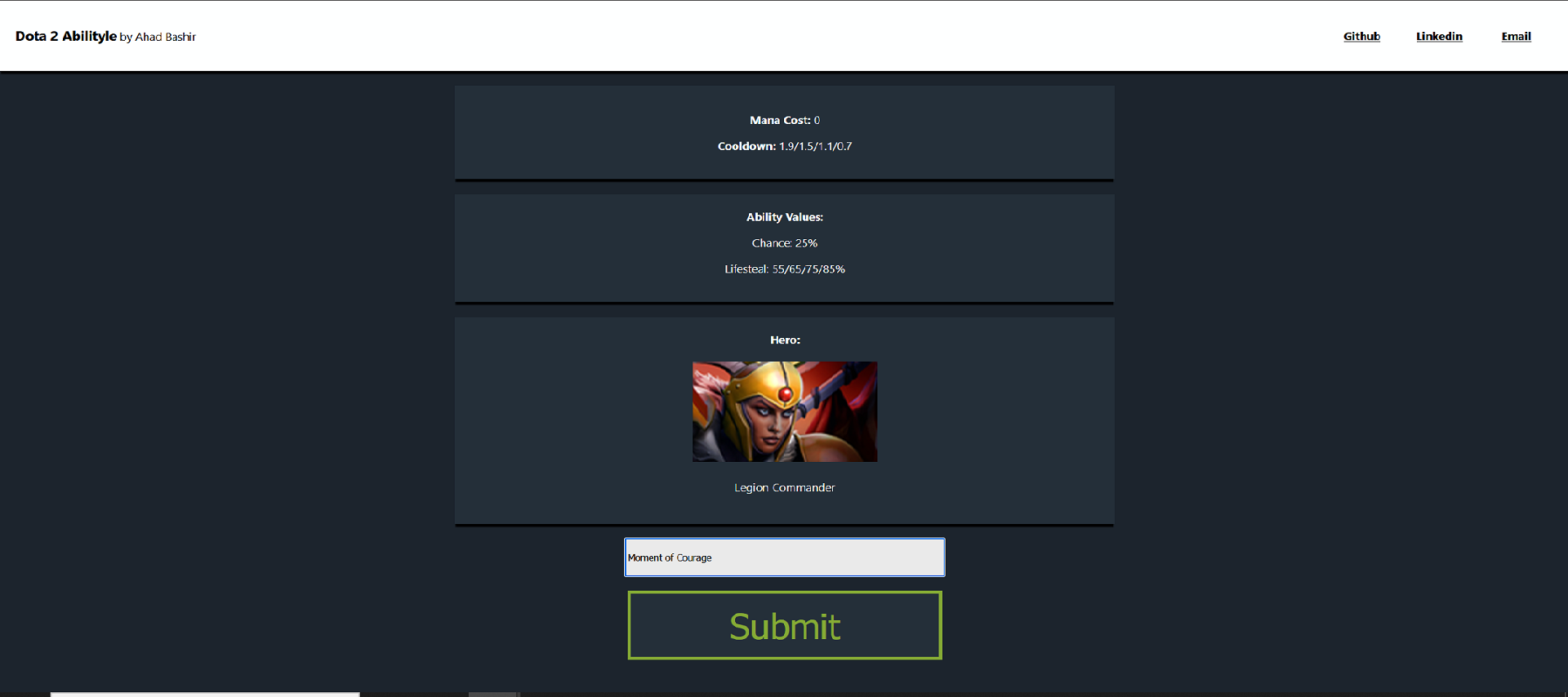 Image of Dota 2 Abilityle