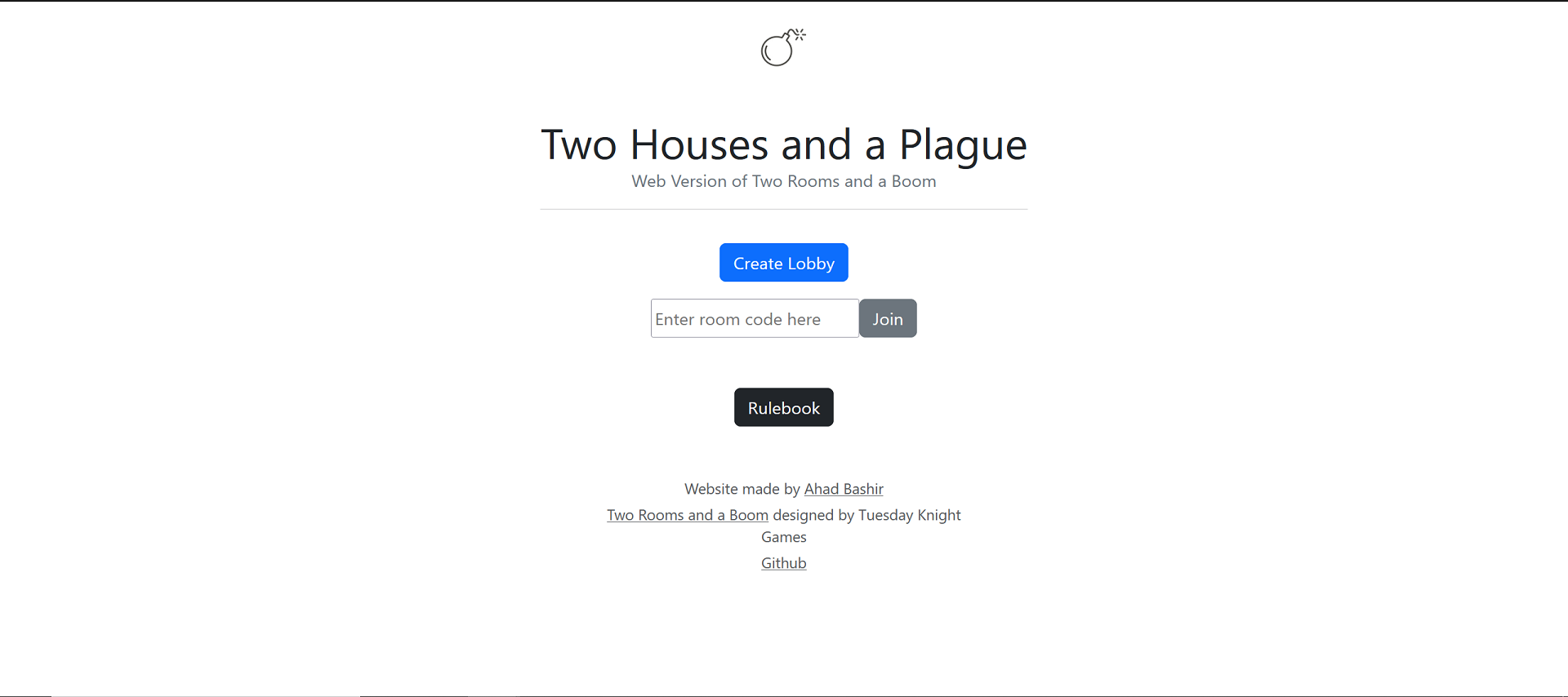 Image of Two Houses and a Plague